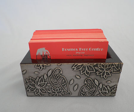 Business card holder